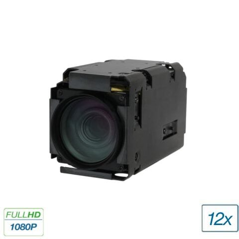 KT&C ATC-HZ5612W-LP 12x Zoom Rolling Shutter Block Camera - InterTest, Inc.