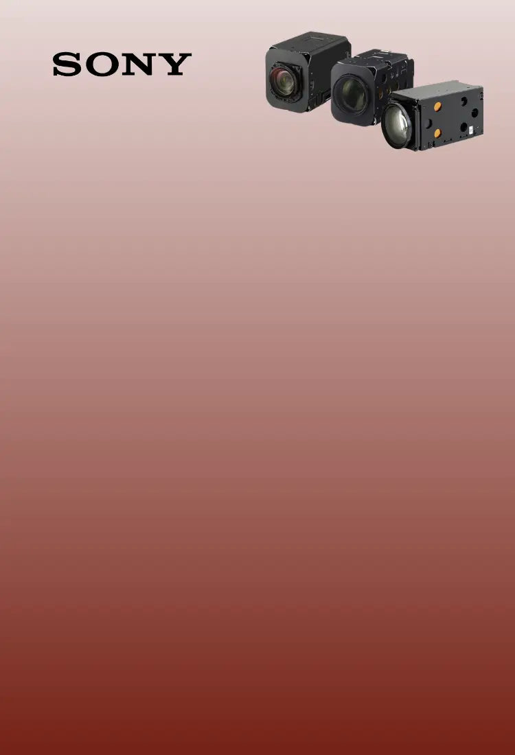 Sony fcb block cameras mobile banner