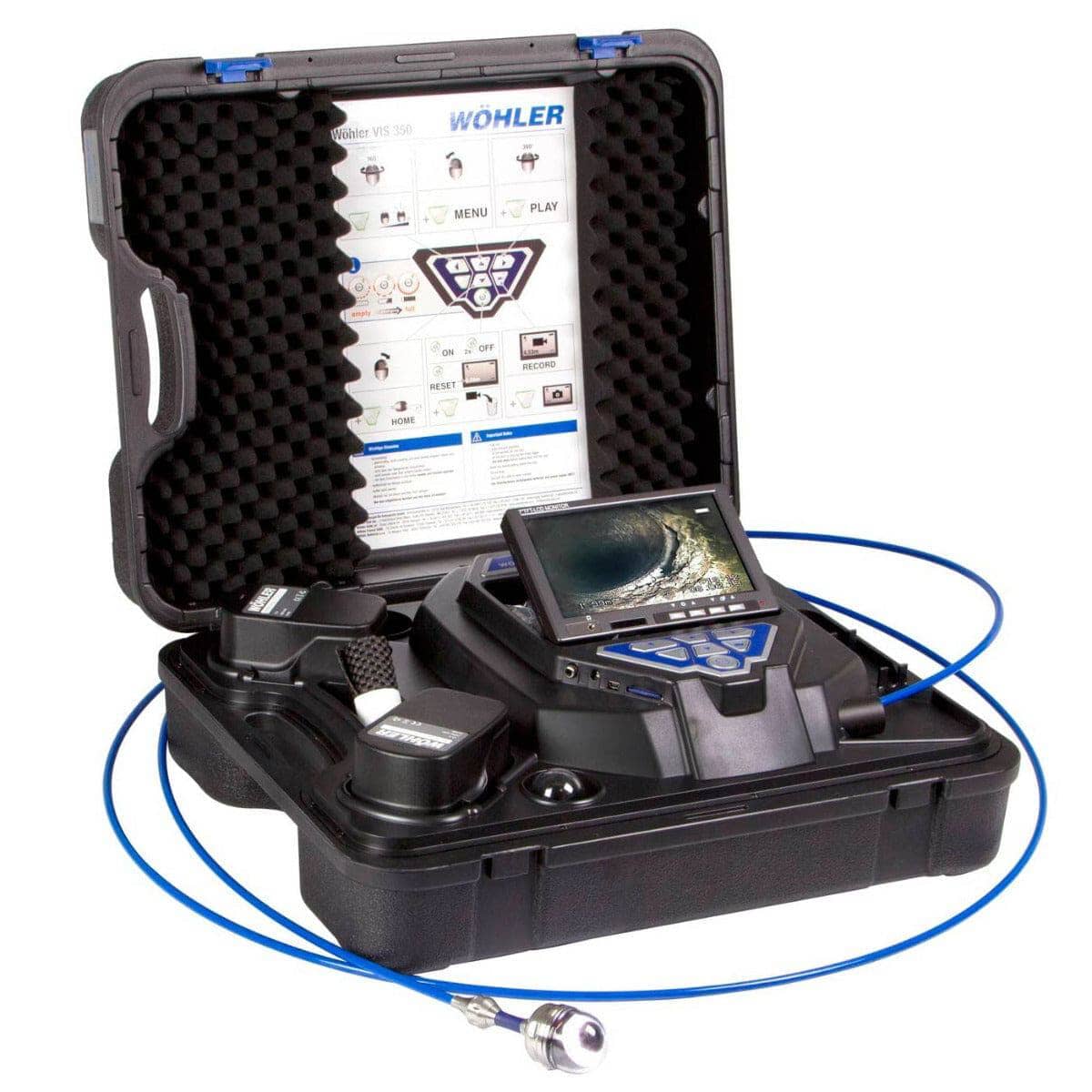 Wohler VIS 350 PLUS Inspection System w/ 1.5" and 1" Camera Head - 8927 - InterTest, Inc.
