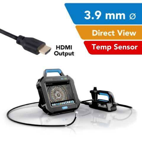 Yateks P+ Series Industrial Video Borescope 3.9 mm OD Direct View - Temperature Sensor - InterTest, Inc.