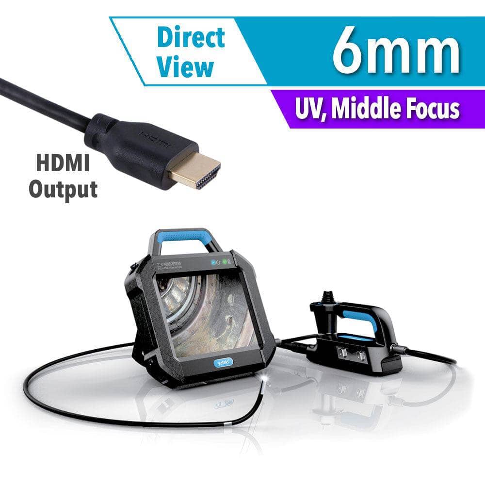 Yateks P-UV Series Industrial Videoscope 6 mm OD Direct View Middle Focus - InterTest, Inc.